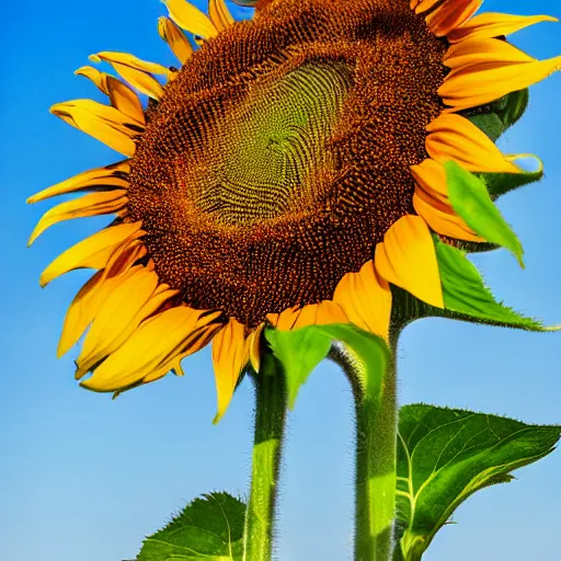 Prompt: a beautiful advertisement photo of a sunflower