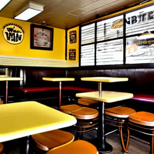 Image similar to wafflehouse interior