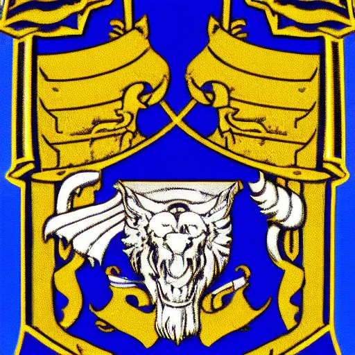 Image similar to 9 0 s website with hundreds of heraldry crests