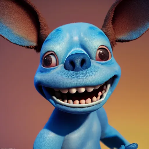 hyperrealistic disney character stitch, concept art, | Stable Diffusion ...