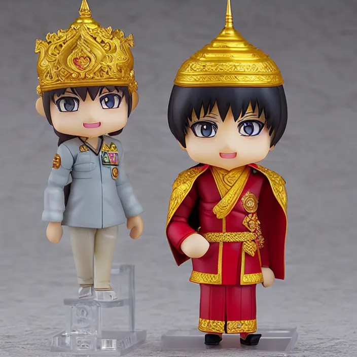 Image similar to Min Aung Hlaing from Myanmar, An anime Nendoroid of dictator Min Aung Hlaing from Myanmar , figurine, detailed product photo