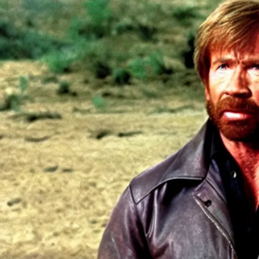 Image similar to a still of chuck norris