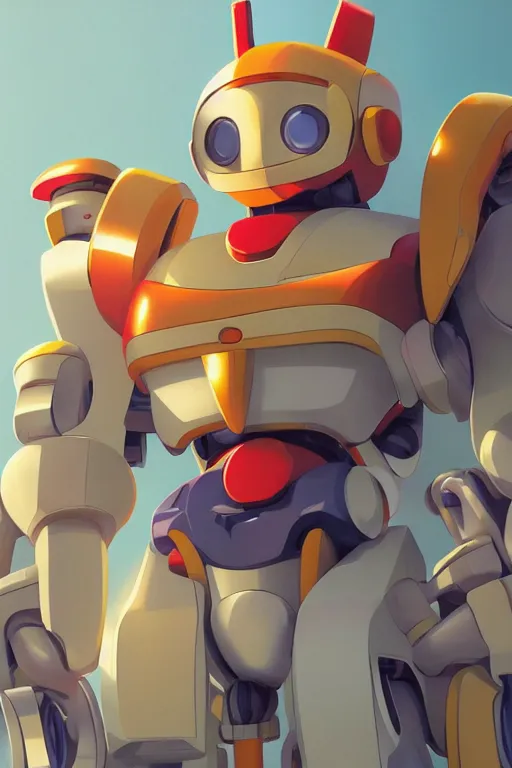 Image similar to metabots medabots medarotto medarot robot minimalist comics, behance hd by jesper ejsing, by rhads, makoto shinkai and lois van baarle, ilya kuvshinov, rossdraws global illumination ray tracing hdr radiating a glowing aura