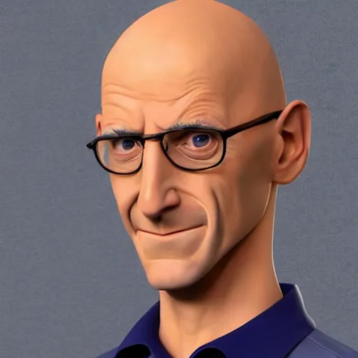 Image similar to A middle-aged Dr. Venture in real life with a hooked nose, a long gaunt face and skinny body and neck, very thin and bald, realistic, very realistic, hyperrealistic, highly detailed, very detailed, extremely detailed, detailed, digital art, oil painting, trending on artstation, headshot and bodyshot, detailed face, very detailed face, extremely detailed face, HD Quality, 8k resolution, very very detailed face, real life