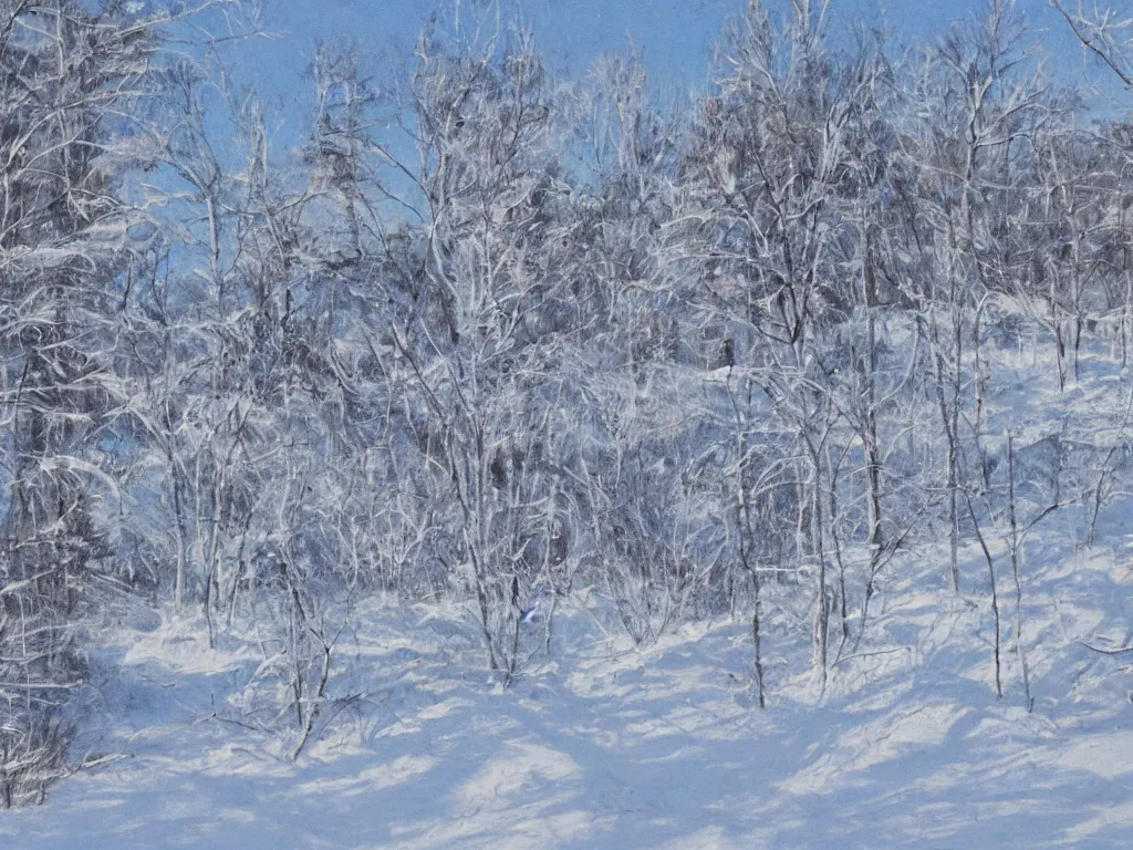 Prompt: laurentian winter artwork