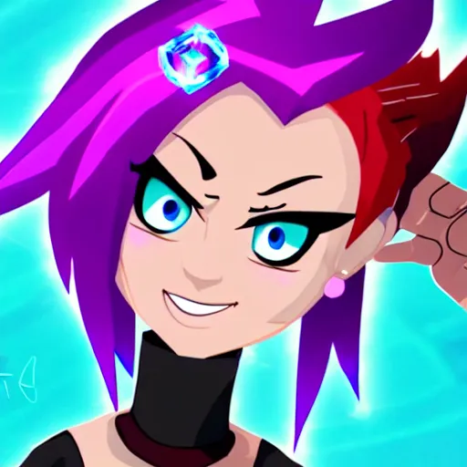 Prompt: jinx with ice powers