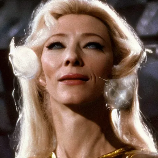 Image similar to cate blanchett as barbarella (1968)