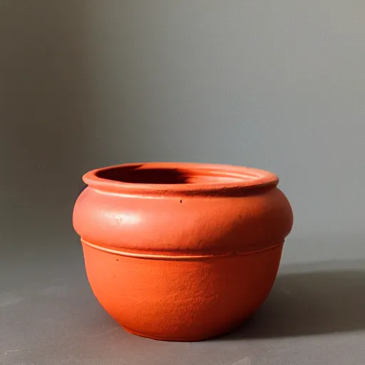 Image similar to Red Conical clay pot