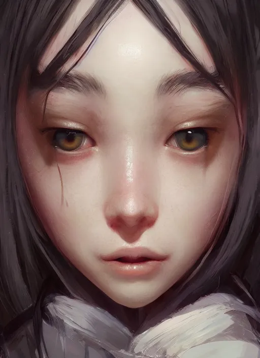 Image similar to nezuko, au naturel, hyper detailed, digital art, trending in artstation, cinematic lighting, studio quality, smooth render, unreal engine 5 rendered, octane rendered, art style by klimt and nixeu and ian sprigger and wlop and krenz cushart