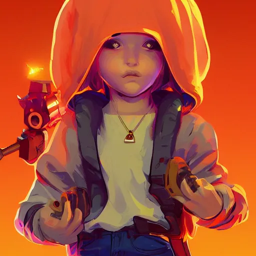 Prompt: baby Angel cherub ski mask orange hoodie, golden necklace fantasy art apex fortnite Video game icon, 2d game art gta5 cover , official fanart behance hd artstation by Jesper Ejsing, by RHADS, Makoto Shinkai and Lois van baarle, ilya kuvshinov, rossdraws