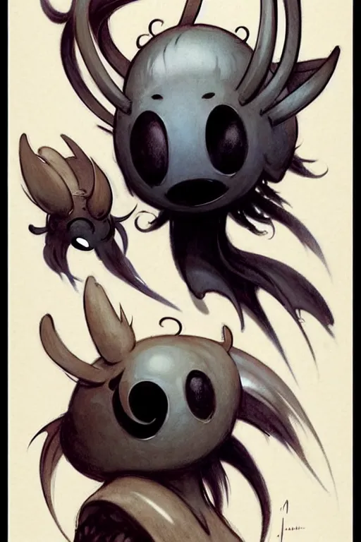 Image similar to ( ( ( ( ( 1 9 5 0 s hollow knight new characters. muted colors. ) ) ) ) ) by jean - baptiste monge!!!!!!!!!!!!!!!!!!!!!!!!!!!!!!