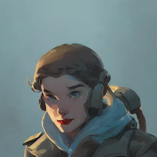 Prompt: nazi character on ww 2 by atey ghailan, by greg rutkowski, by greg tocchini, by james gilleard, by joe fenton, by kaethe butcher, dynamic lighting, gradient light blue, brown, blonde cream and white color scheme, grunge aesthetic