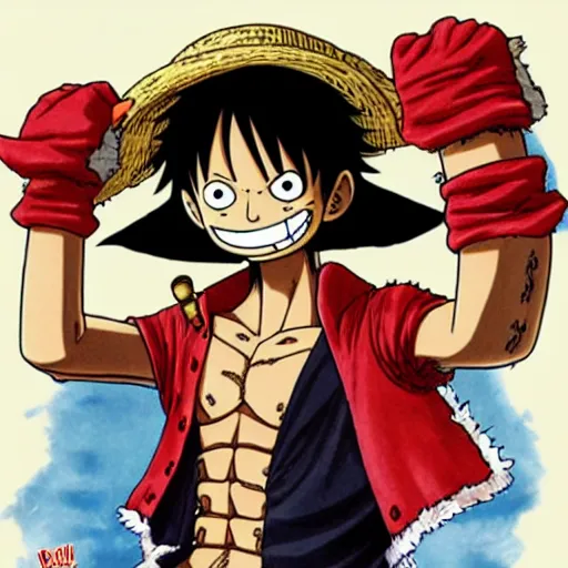 Image similar to luffy by eiichiro oda