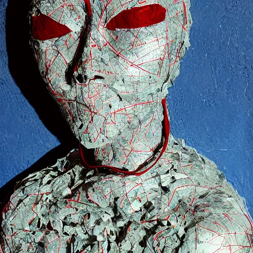 Image similar to desire emerging in artificial intelligence. studio. papier - mache