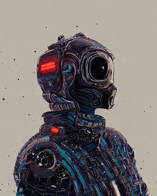 Image similar to detailed portrait atreides cyberpunk futuristic reflective coats decorated with traditional dune ornaments by ismail inceoglu dra