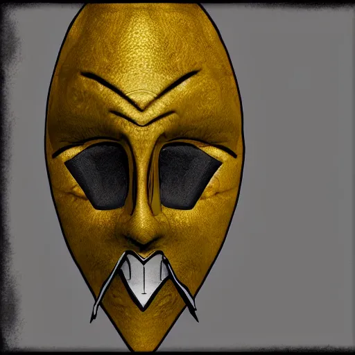 Prompt: dagoth ur mask in a tuxedo straightening his tie photo realistic very very very realistic expertly detailed digital artwork