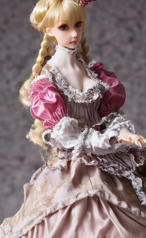 Image similar to dollfie in baroque dress