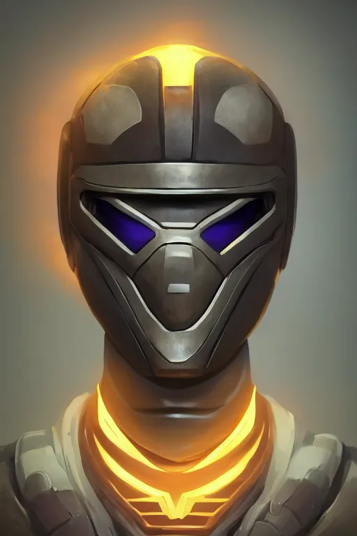 Image similar to epic mask helmet robot ninja portrait stylized as fornite style game design fanart by concept artist gervasio canda, behance hd by jesper ejsing, by rhads, makoto shinkai and lois van baarle, ilya kuvshinov, rossdraws global illumination radiating a glowing aura global illumination ray tracing hdr render in unreal engine 5