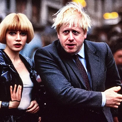 Prompt: Boris Johnson as a Blade Runner