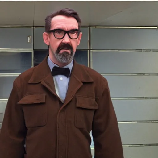 Prompt: gordon freeman as a jacket potato