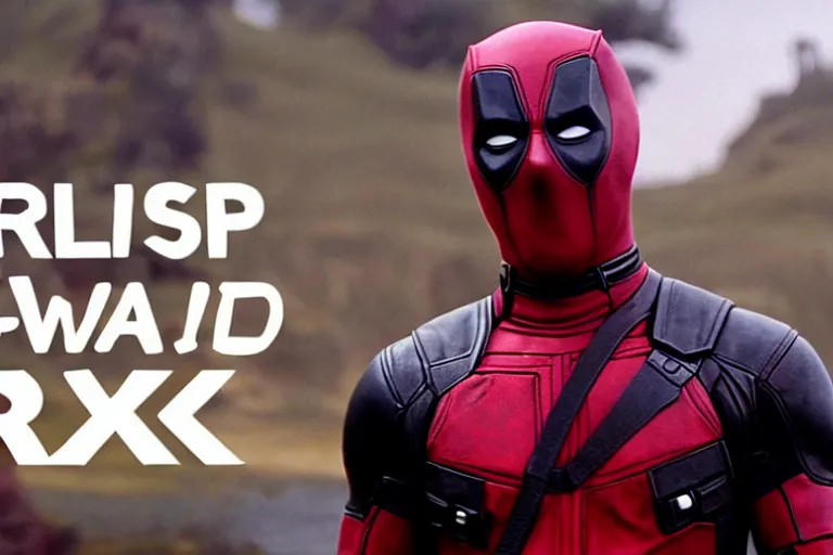 Image similar to ryan reynolds as deadpool in the princess bride ( 1 9 8 7 ), cinematography 4 k