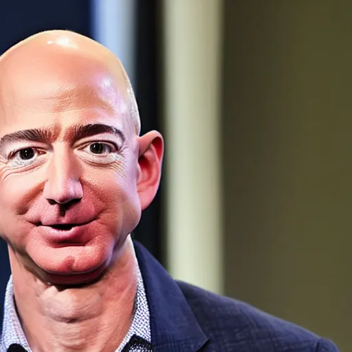 Image similar to photo of Jeff Bezos with beard and long hair