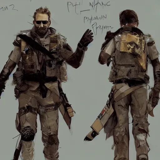 Prompt: concept art phantom pain