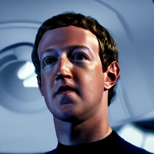 Prompt: mark zuckerberg as brent spiner in star trek