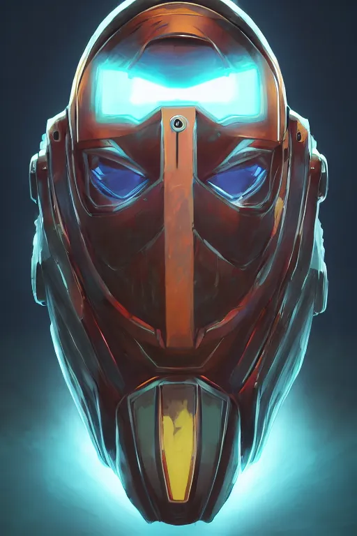 Image similar to epic mask helmet robot ninja portrait stylized as fornite style game design fanart by concept artist gervasio canda, behance hd by jesper ejsing, by rhads, makoto shinkai and lois van baarle, ilya kuvshinov, rossdraws global illumination radiating a glowing aura global illumination ray tracing hdr render in unreal engine 5