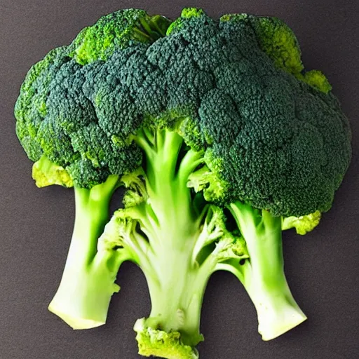 Prompt: a broccoli man with a cauliflower beard