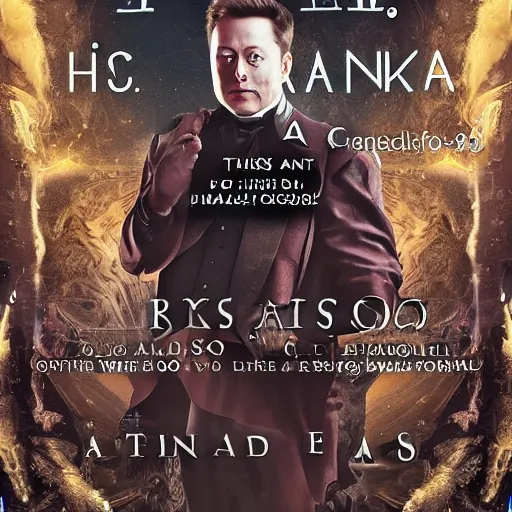 Image similar to that time elon musk reincarnated into another world as an aristocrat, dark fantasy, HD