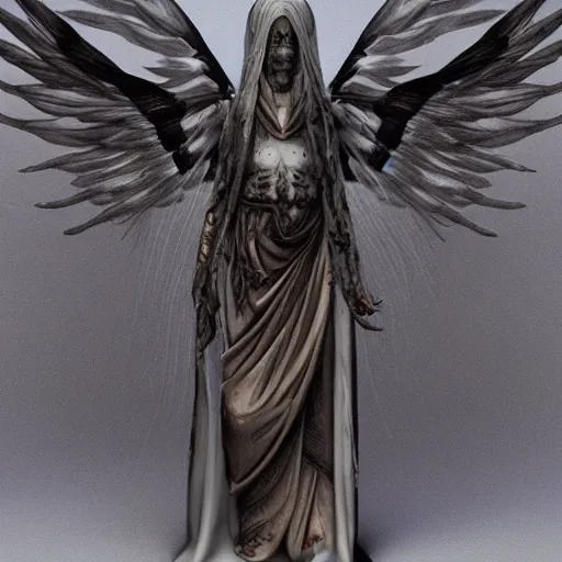 Prompt: Seraphim, Hyper Detailed, Photo Realistic, Horror, Light