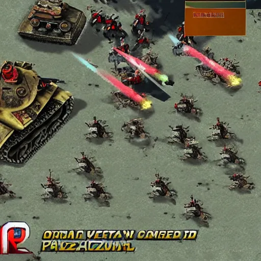 Prompt: Jordan Peterson Panzer in Command and Conquer Red Alert 3