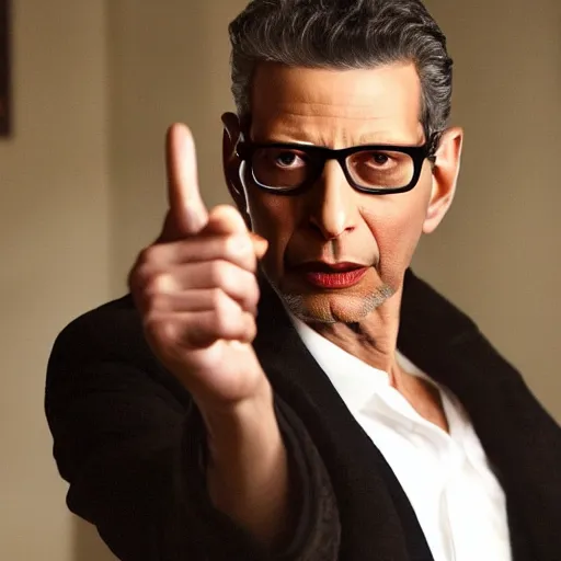 Image similar to Jeff Goldblum starring in the Twilight Saga, a movie scene from Twilight