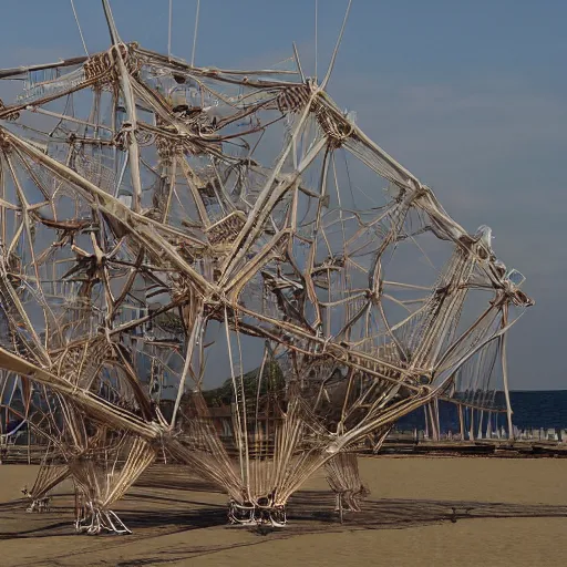 Image similar to strandbeest