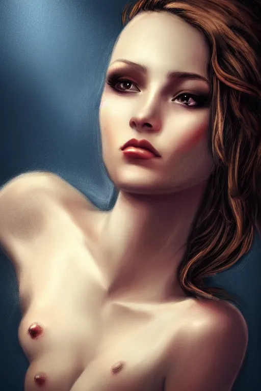 Image similar to ! dream drawing of a very beautiful woman, highly detailed, cinematic, dramatic lighting,