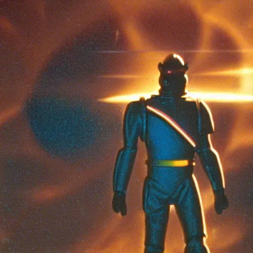 Prompt: film still of the 1 9 9 5 action science fiction movie'mr majestic : the final frontier '. climatic scene. 5 0 mm