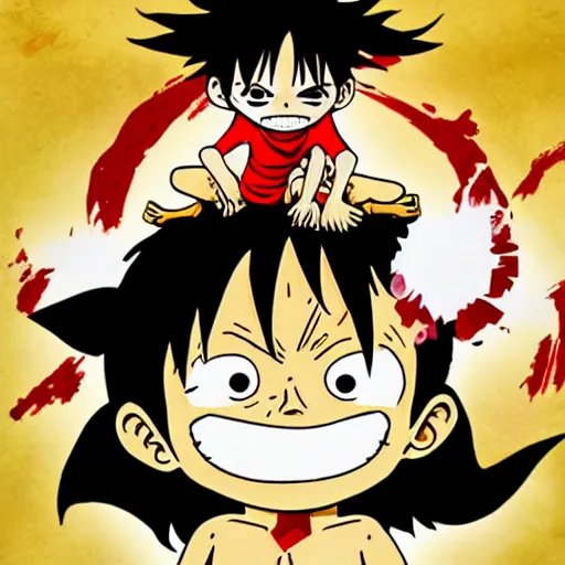 Prompt: Monkey D. Luffy