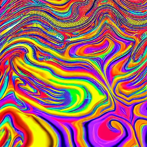 Prompt: psychedelic simulation, extreme detail
