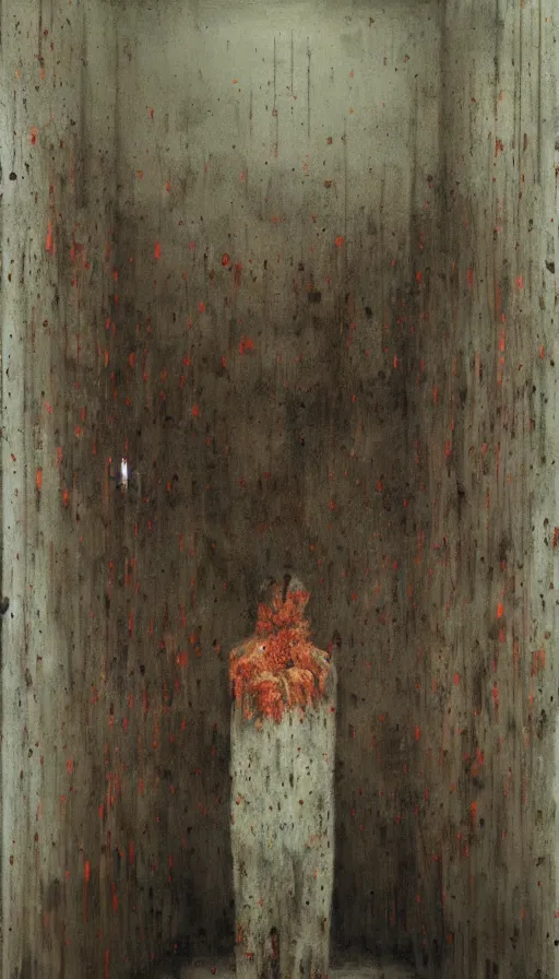 Prompt: The end of an organism, by Dan Witz