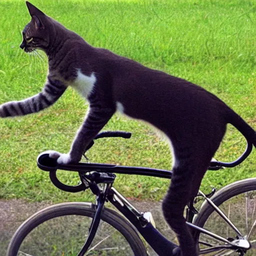 Image similar to cat cycling