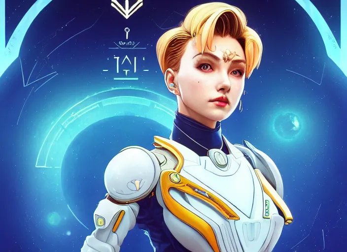 Image similar to symmetry!! portrait of sailor uranus! alien in the style of horizon zero dawn, machine face, intricate, elegant, highly detailed, digital painting, artstation, concept art, smooth, sharp focus, illustration, art by artgerm and ross tran and greg rutkowski and alphonse mucha, 8 k