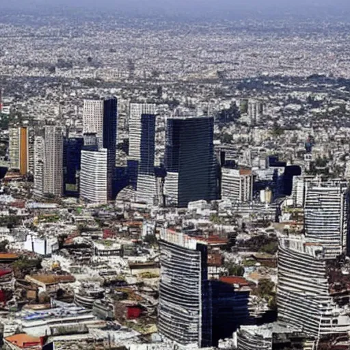Prompt: La Ciudad de Mexico en verano