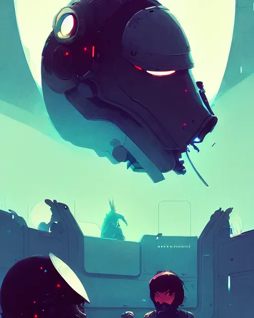 Image similar to hyper - realistic illustration of a knight, in a sci - fi music festival, digital painting, by atey ghailan, by greg rutkowski, by greg tocchini, by james gilleard, by joe fenton, by kaethe butcher, sharp focus