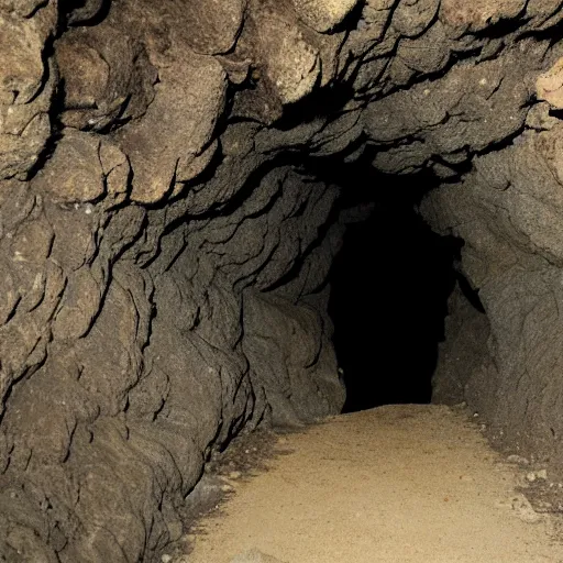 Image similar to rich businessman holding inside dark cave