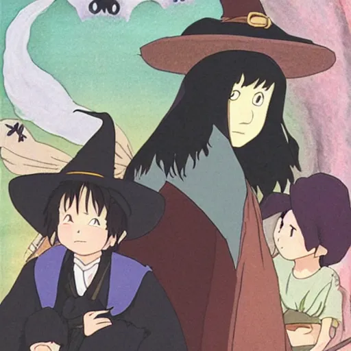 Prompt: witch, studio ghibli, comfy