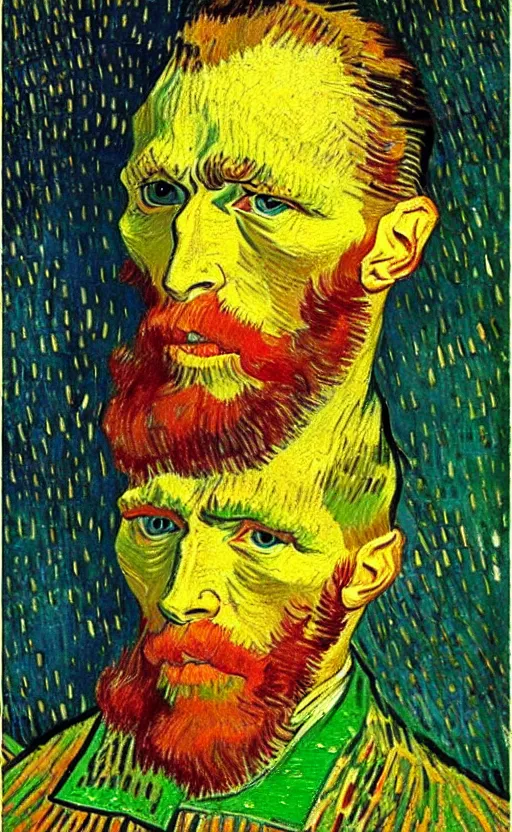 Prompt: detailed expressionist!! oil painting masterpiece portrait of an ancient king!! by van gogh, 8 k resolution, smooth, sharp focus, matte painting, beautiful masterpiece expressionist painting