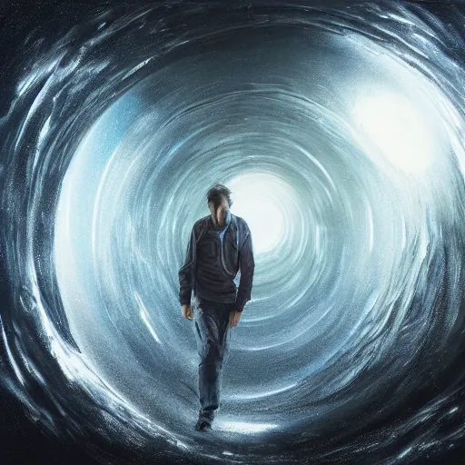 Image similar to hyperrealistic mixed media high resolution painting of a Steve Buscemi traversing through space complex potential flow, stunning 3d render inspired art by István Sándorfi and Greg Rutkowski and Unreal Engine, perfect symmetry, dim volumetric lighting, 8k octane beautifully detailed render, post-processing, extremely hyper-detailed, intricate, epic composition, highly detailed attributes, highly detailed atmosphere, cinematic lighting, masterpiece, trending on artstation, very very detailed, masterpiece, stunning, flawless structure, lifelike texture, perfection,