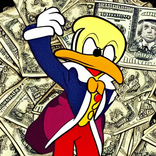 Image similar to Scrooge McDuck