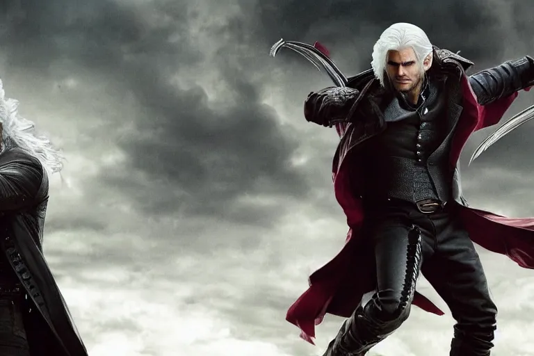 Devil may cry 5, vergil, white hair, character, Games, HD wallpaper